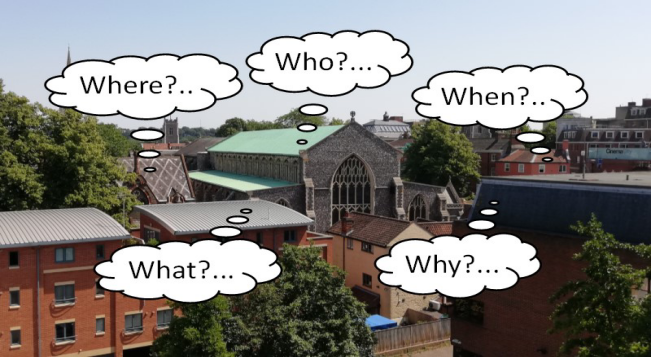 Roofs with thought bubbles